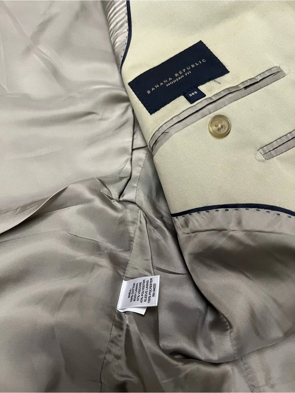 Banana Republic Men's Beige Sport Coat